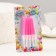 Candles for the cake "Neon", 10 pcs, pink 5 cm