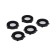 Rubber gasket Masterprof Isa. 131557, 1/2 ", for the mixer, with a net, 50 pcs.