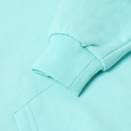 Sweatshirt for girls pile, mint color, height 134-2