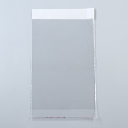 BOPP package with an adhesive valve, transparent 23 x 33/4 cm, euroglos, 30 μm
