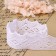 Knitted lace, 40 mm × 10 ± 1 m, white color