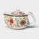 Keramic teapot with a metal sieve "Flowers", 200 ml