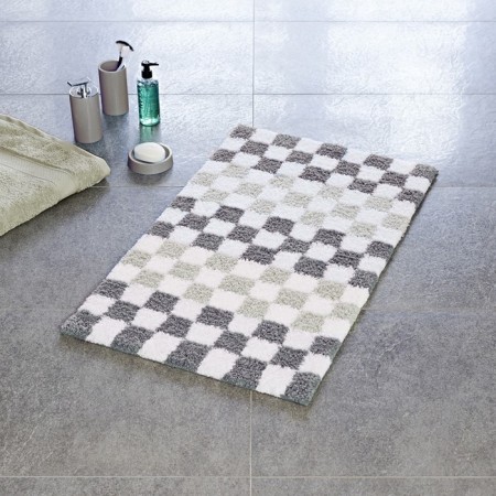Grand Prix bathroom mat, gray color 55x85 cm-1