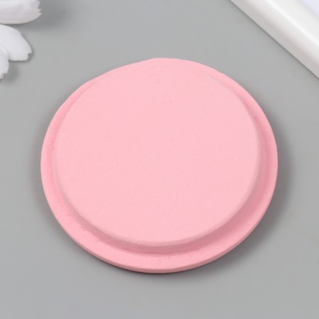 Gypsum cover for candlestick 1.5x7.5 cm pink-1