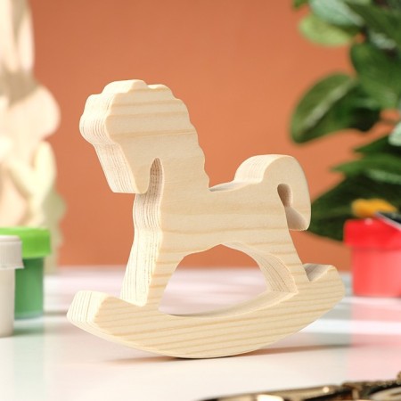 Harvesting for creativity "Swearing Kudryavaya Horse", 9.6x8.5x1.6, pine