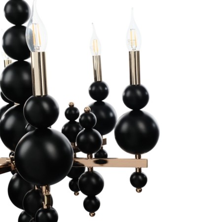 Siena chandelier 6he14 40W black and gold 60x60x117 cm-9