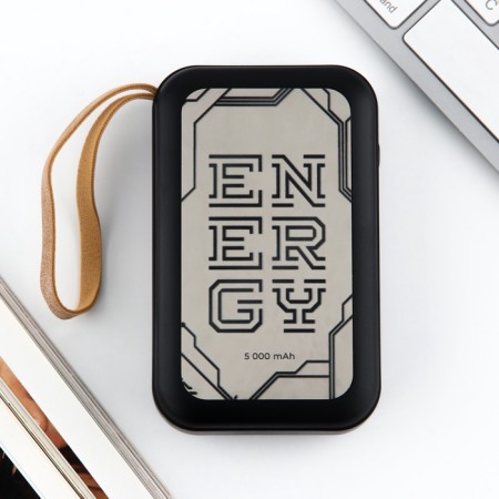 Energy charger, 5000mas, mod. PB-04, 10.4 x 6.4 cm-2