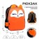 School backpack 39x30x14 cm "September 1: Fox"