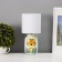 Board lamp with lampshade Risalux "Tiger" Children's, E14, 40 W, Green, 13 × 13 × 27 cm