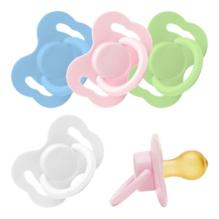 Latex classic "bow" dummy, from 0 months., Mix color