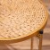Wicker table, 40x40x41 cm, col. gold
