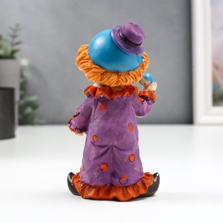 Polystone souvenir "Clown in a pea costume" MIX 15.5x7x5 cm-4