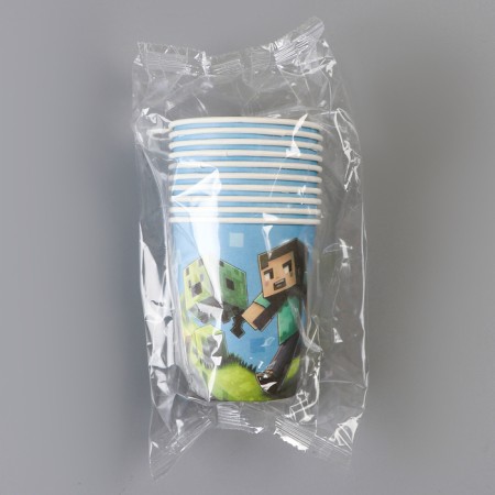 A single -single paper glass "Pixels", 250 ml-3