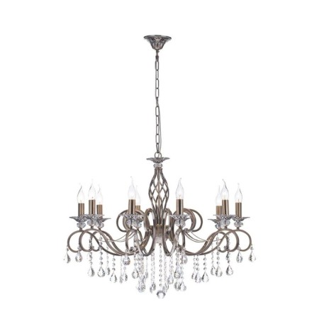 Chandelier Maytoni RC247-PL-10RR, 10XE14, 60W, 85x85x124 cm, brass color-2