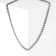 Gladiator chain Small links, silver color, 50cm