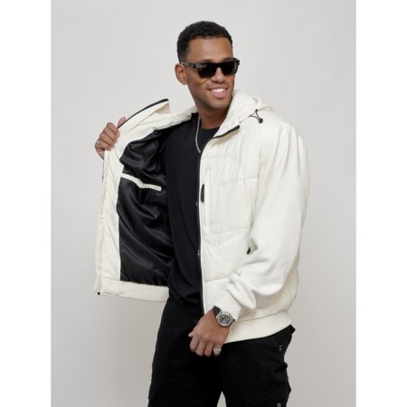 Sports male jacket, size 50, white color-8