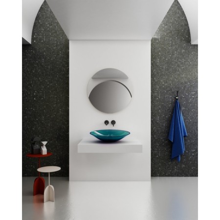 ABBER KRISTALL AT2812Aquamarin, overhead, 535x425x150 mm, turquoise-4