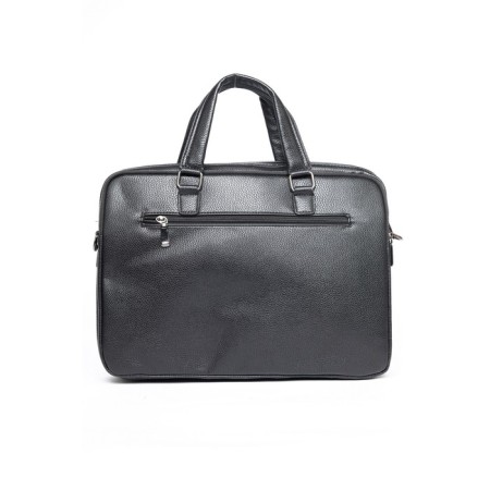 Male portfolio, eco-leather, de-gosa black, 40x10x31 cm-1