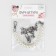 A chain for a bag, with carbines, with pearl beads, d = 12 mm, 14 × 8 mm, 60 cm, silver color