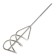 Mixer Lom, for sand-gravel mixtures, 80 x 400 mm, hexagonal shank