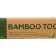 Bamboo toothbrush hard in the box, brown