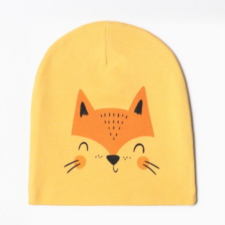 Children's hat, yellow color, size 46-48