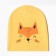 Children's hat, yellow color, size 46-48