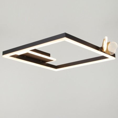 LUSTER "Butterflies UNO" 36W LED 6000K Black 45x45x6cm Bayerlux-1
