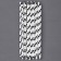 Politable cocktail tubes, set 12 pcs., White color