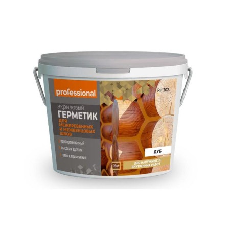 Sealant for inter -intact and intervention sutures, 15 kg, oak color
