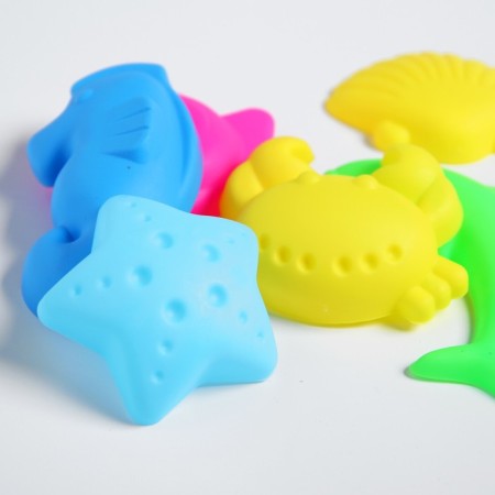 Models for modeling "sea", 6 pcs., 7 × 6 cm, mix-2