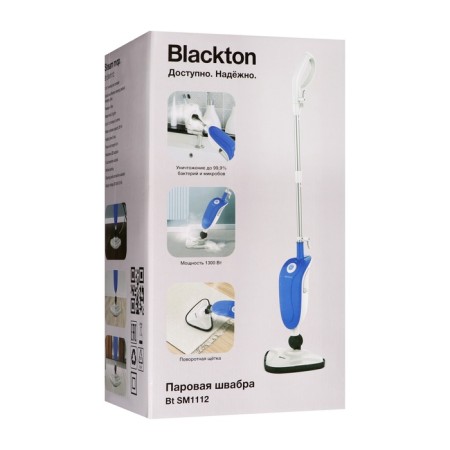 Blackton BT SM1112, 1300 W, 350 ml, 350 ml, 4.6 m, white and blue-3
