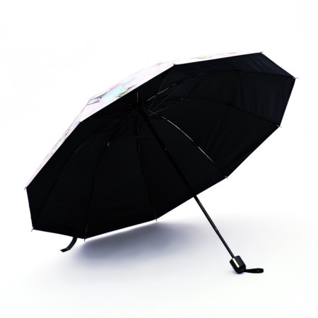 Umbrella fur R53/60 10PP 4sl eponge in/u piona Round handle b/cut Mix package-2