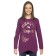 Sweatshirt for girls, height 134 cm, purple color