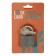 Lockland hinged lock with a 38 mm moisture -proof arise