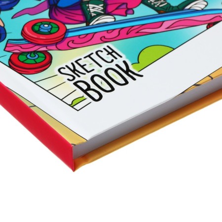 A5 sketchbook, 80 sheets of anime. Active weekend, hard cover, selective varnish, block 100 g/m2-2