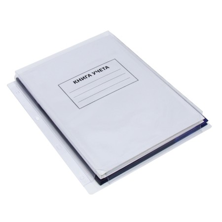 A4, 180 μm, calligrata, PVC, reinforced, with extension, matte, 5 pieces-2