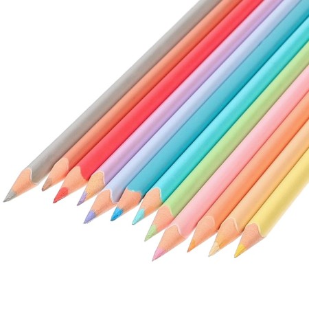 Colored pencils pastel, 12 colors, trihedral, cats aristocrats-3