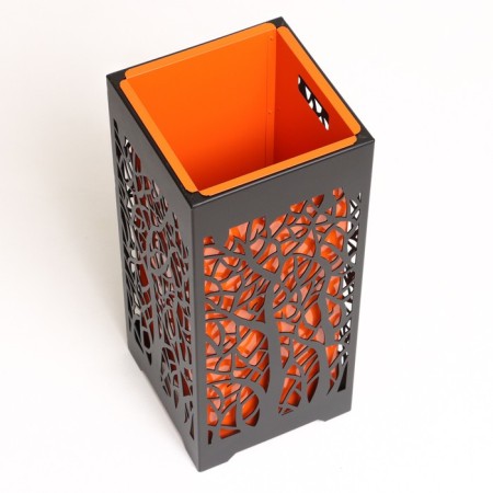 Garden-park urn "tree" 44 l, 30 x 30 x 70 cm, housing 2 mm, tank 0.5 mm-1