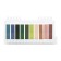 Block-filling with sticky edge plastic 20l x 10 colors pastel, 12mm x 45mm