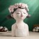 Kashpo - VAZ "Mila with a Wreath" 27x24x15cm