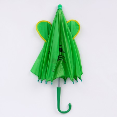 Mechanical children's umbrella "animals", r = 25cm, with ears, color mix-19