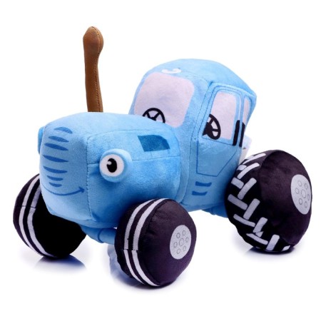 Soft music toy "Blue Tractor", 20 cm