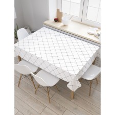 The tablecloth “Intractable rhombus”, rectangular, Saten, size 145x180 cm