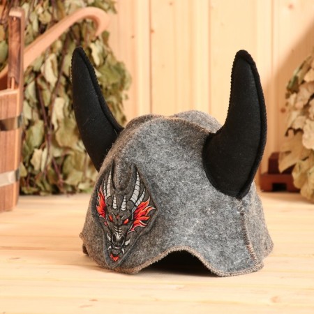 Viking helmet "Dragon", half -wisdom-3