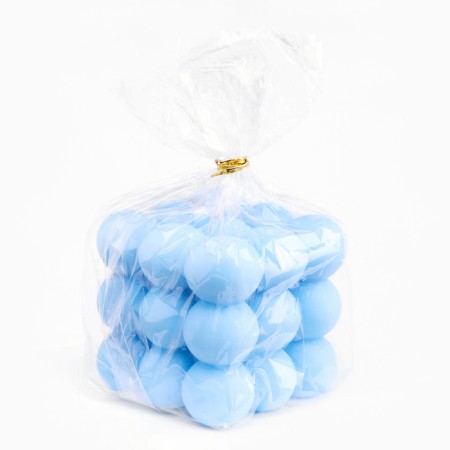 Figure candle "Babb cube", 6 cm, blue-1