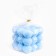Figure candle "Babb cube", 6 cm, blue