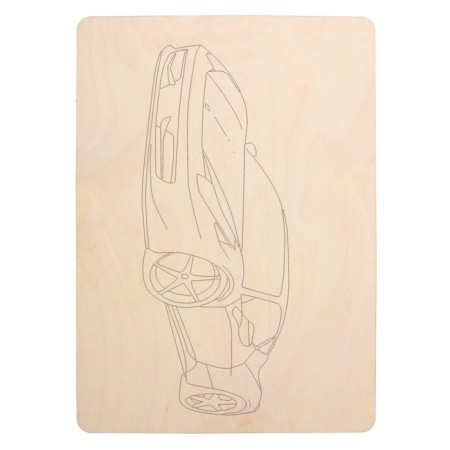Set of boards for creativity "Machines" 5 pcs. A4, 3 mm format-6