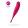 Vacuum-wave contactless stimulator of the Satiffyer Twirling Pro clitoris, silicone, red color