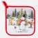 Kitchen kit “I wish you happiness” mittens-output 20x28cm, 19x19cm severity, 100% cotton